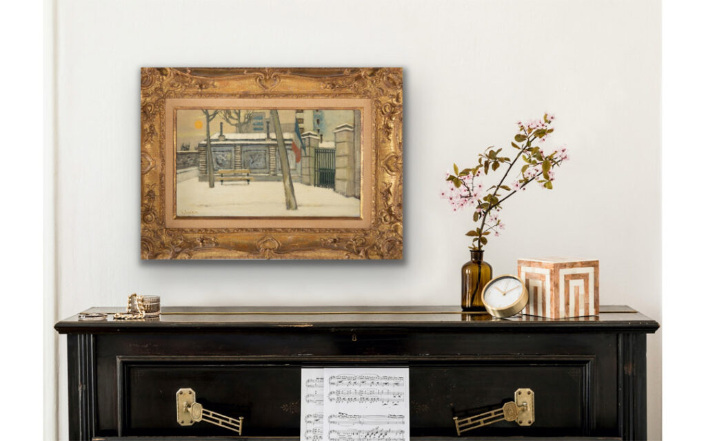 "Rue la Fontaine," Lot 1204, May 14 auction