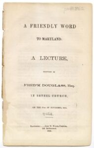 Contextualizing Juneteenth in Maryland: Emancipation or Freedom?