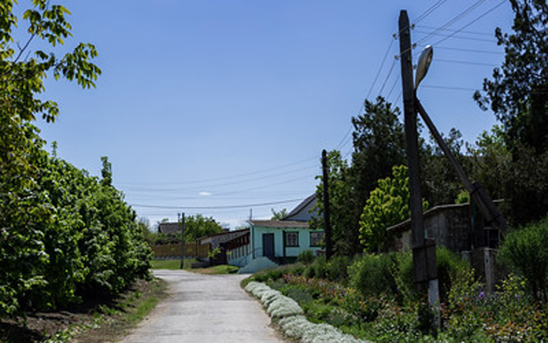 The border area of Moldova and Ukraine