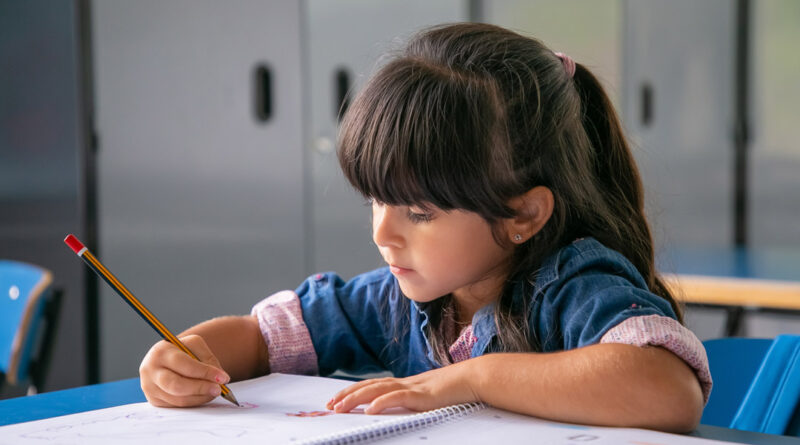 girl at school