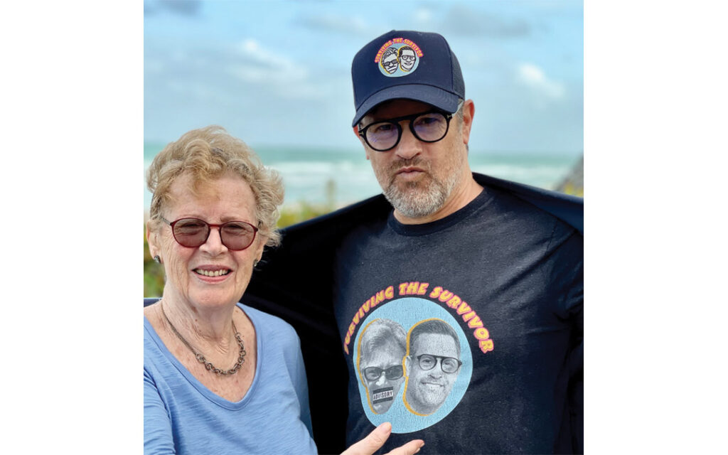Joel Waldman and his 82-year-old mother, Karmela