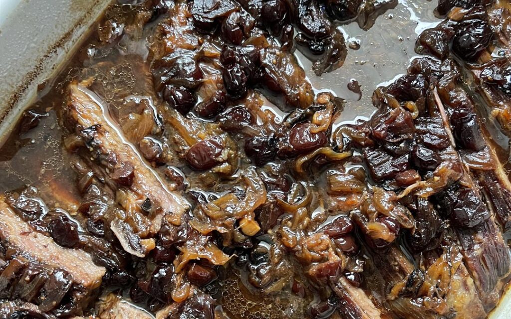 Cranberry Onion Brisket