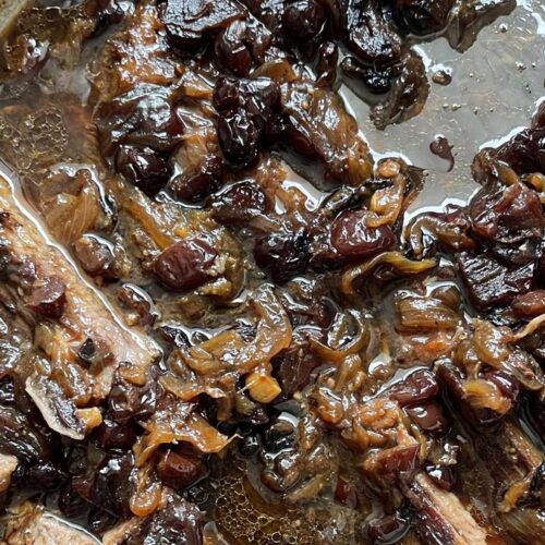 Cranberry Onion Brisket