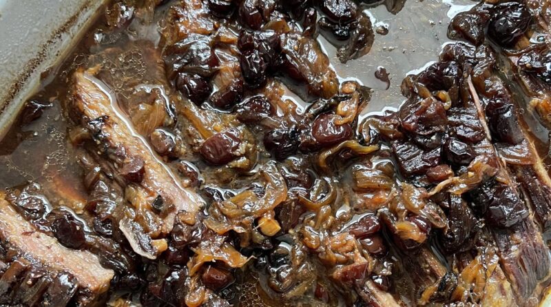 Cranberry Onion Brisket