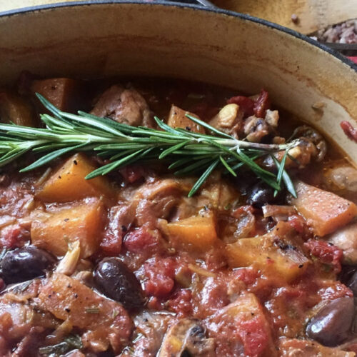 Chicken and Butternut Squash Cacciatore