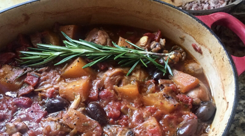 Chicken and Butternut Squash Cacciatore