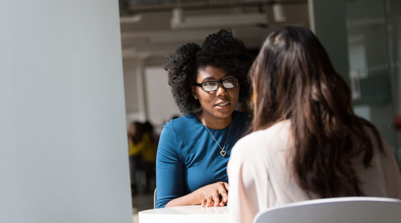 women talking