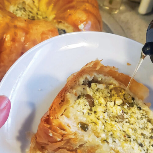 Feta And Phyllo Torte