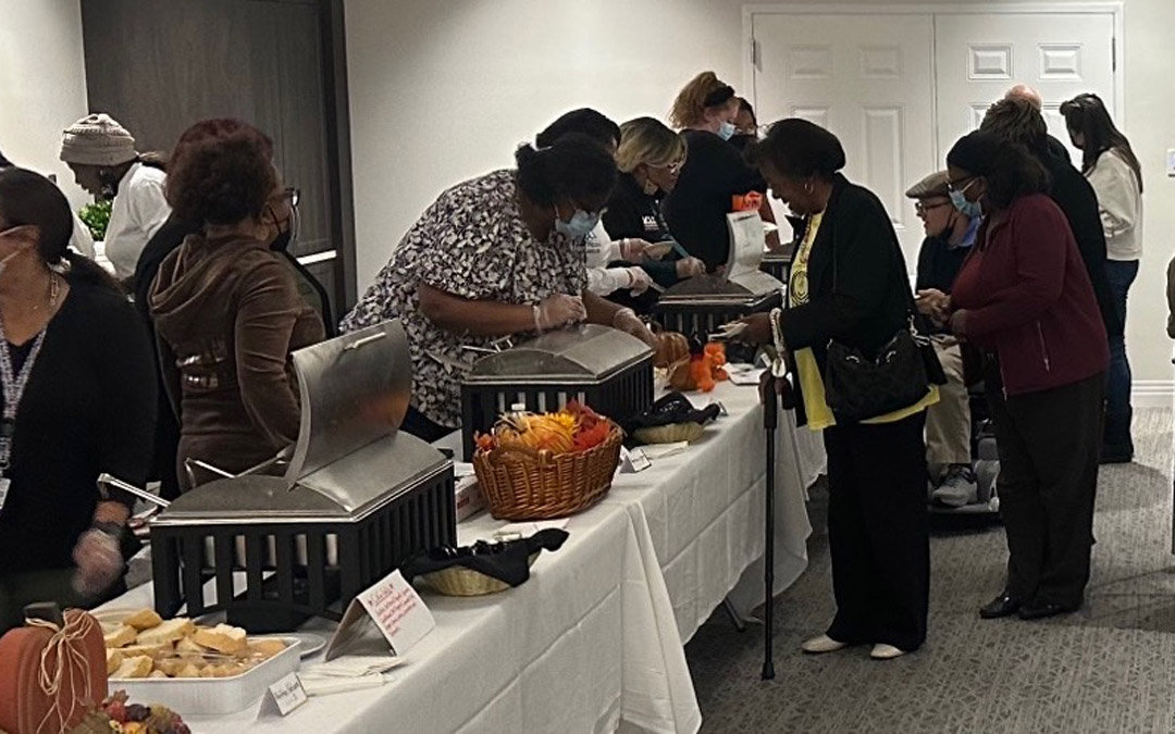 Meals on Wheels, Atrium Village Senior Living, and Community Partners Soup-Tasting Event
