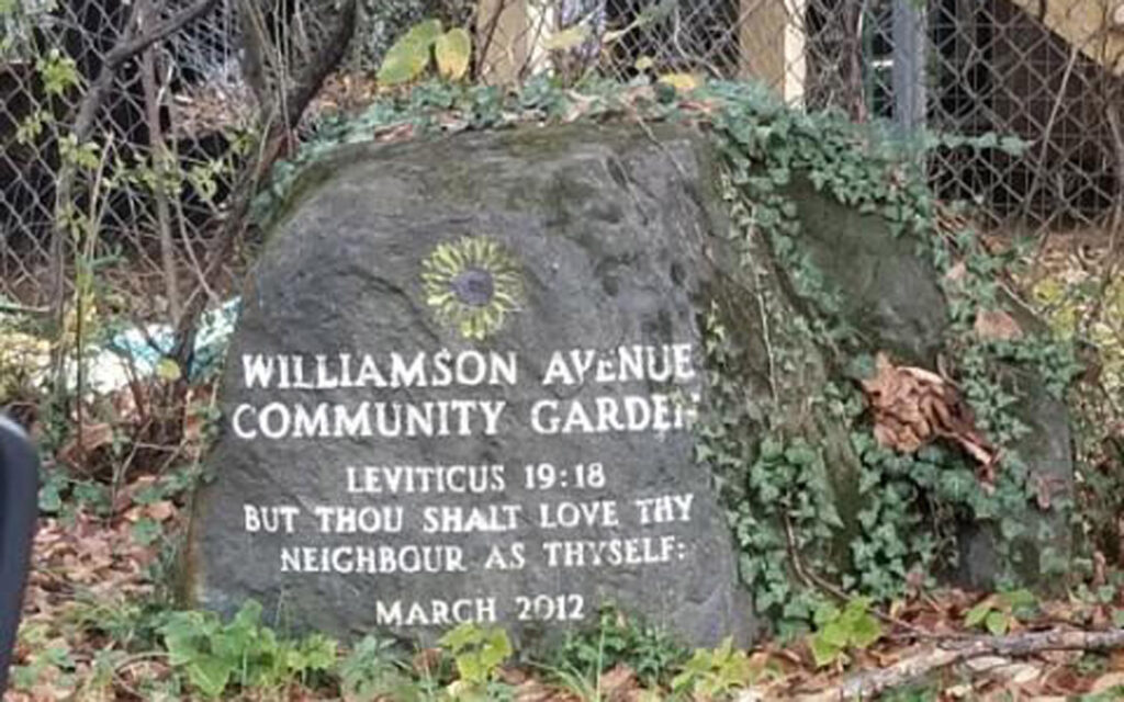 Williamson Avenue Community Garden