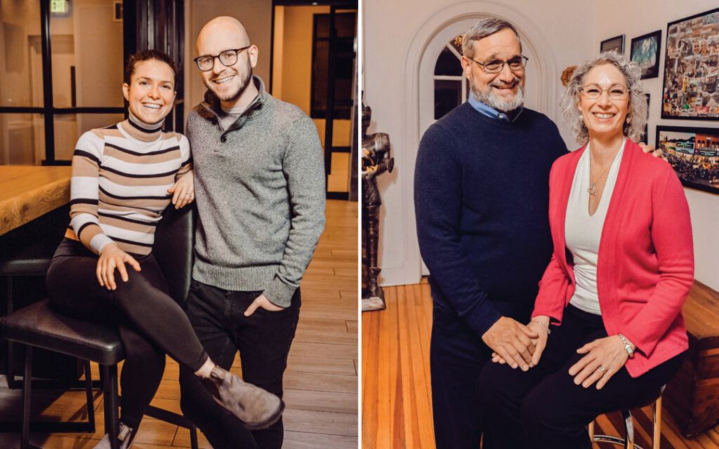 Asher and Sophia Varon and David and Wendy Hefter