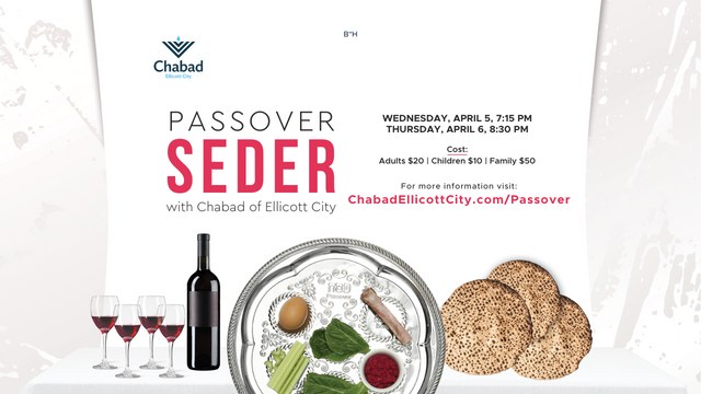 Passover Seder with Chabad of Ellicott City