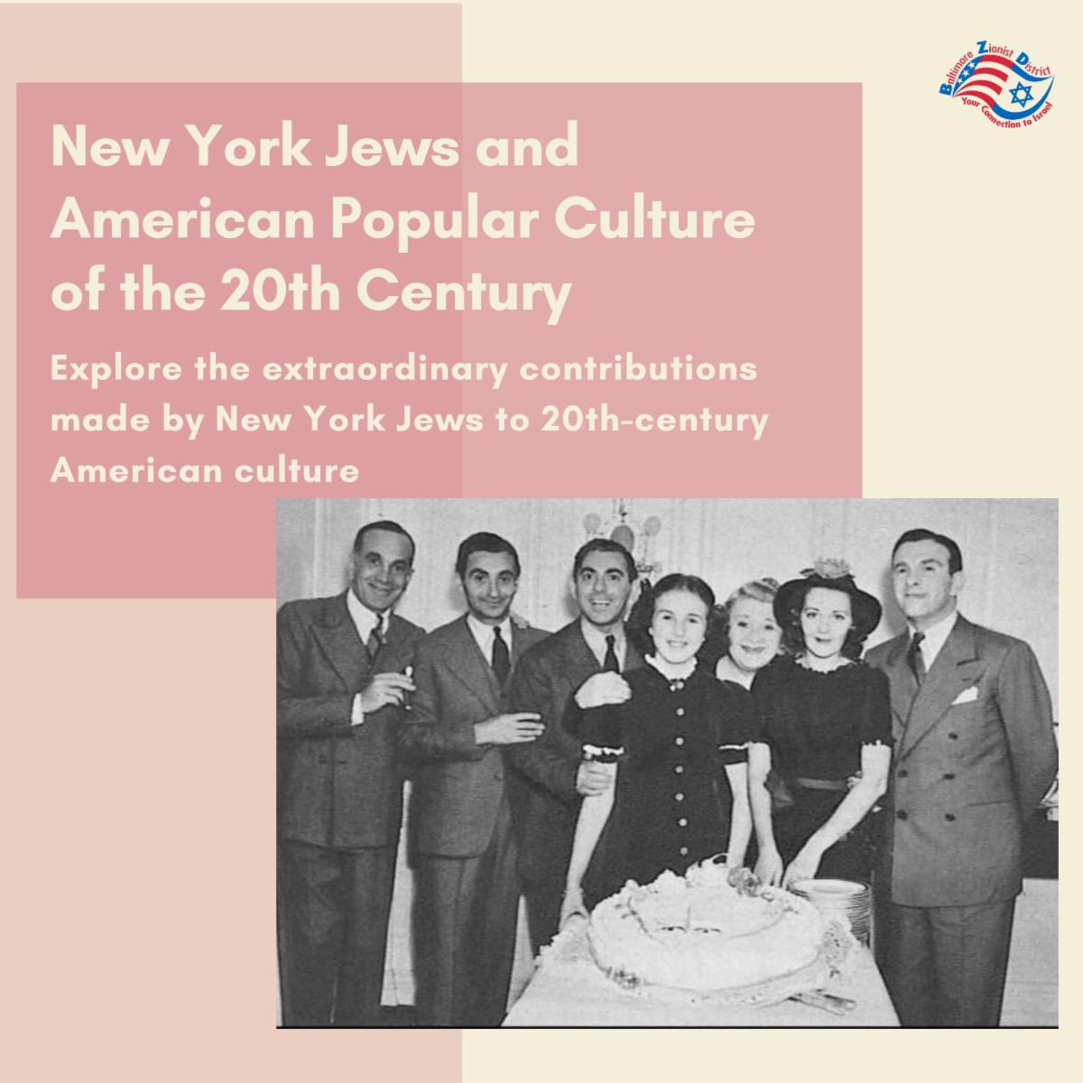 New York Jews and American Popular Culture of the 20th Century