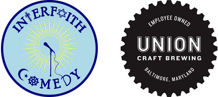 Interfaith Comedy and Union Craft Brewing logos
