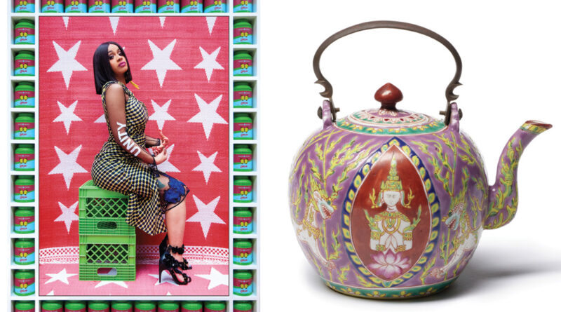 Cardi B, teapot