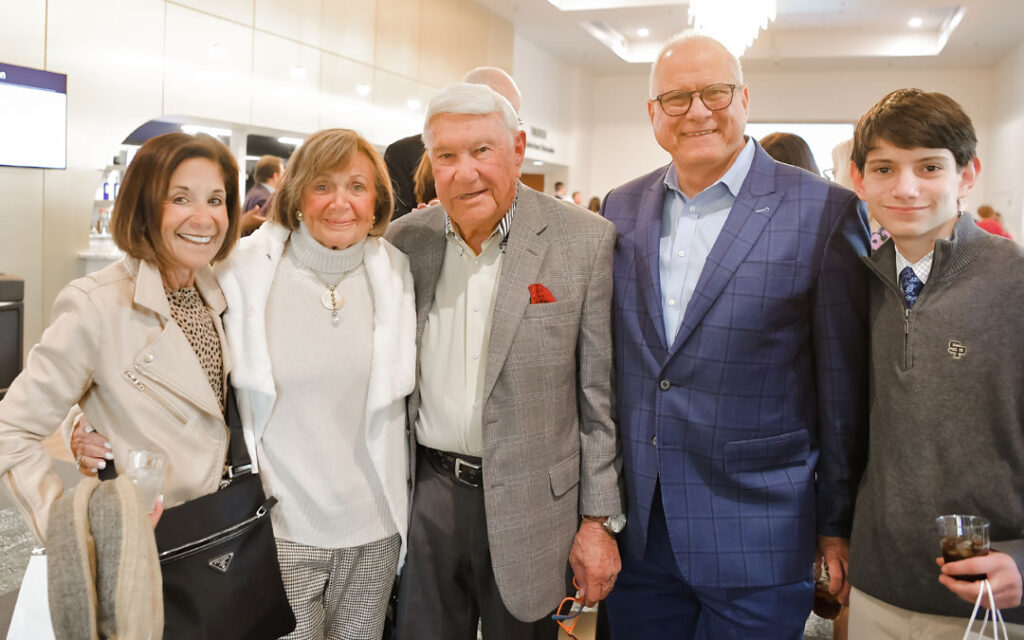 Martha Hoffman (JLive Committee), Phyllis Attman, Lennie Attman, Joe DeMattos and his son Brandon