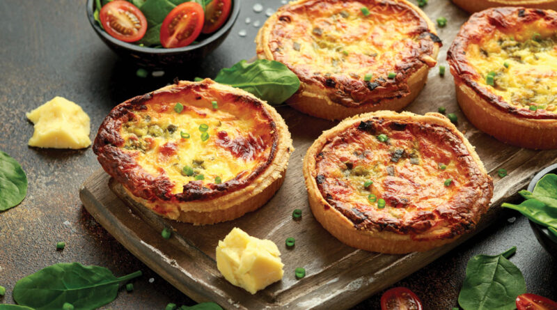 Cauliflower and Leek Tartlets