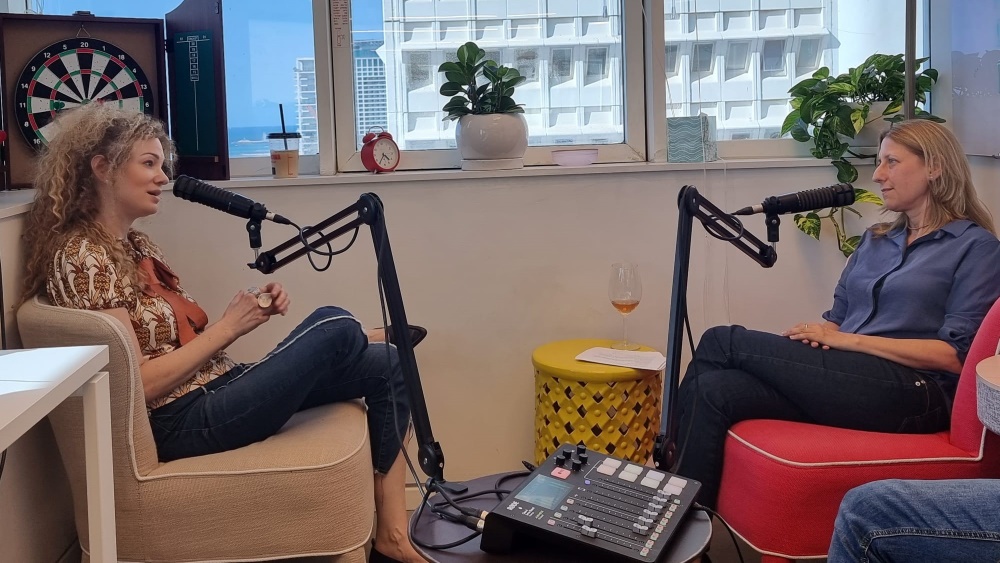 Miri Ben-Ari (left) and Dr. Tal Patalon