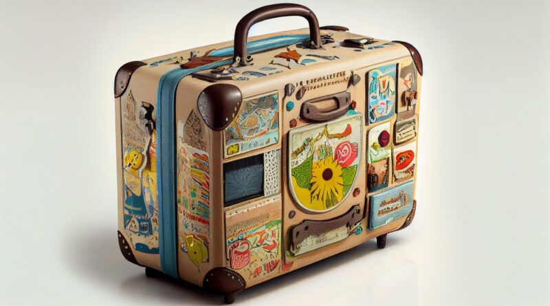 old-fashioned suitcase