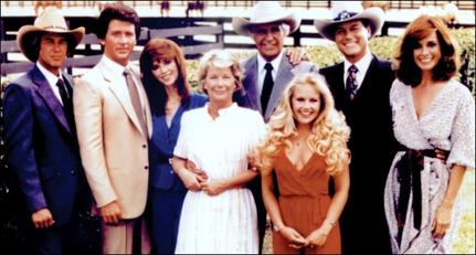 The cast of "Dallas"