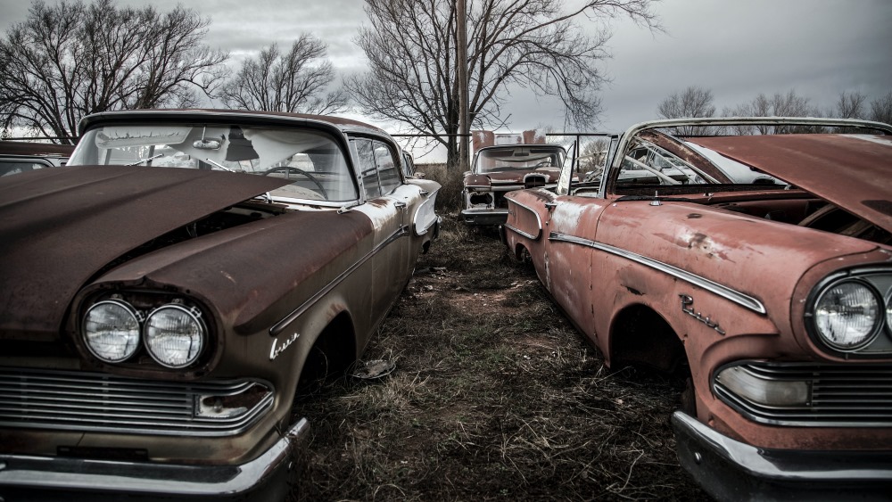cars in lot