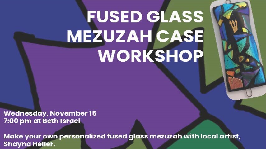 Mezuzah workshop