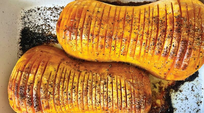 Hasselback Butternut Squash