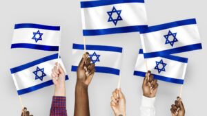Israel flags