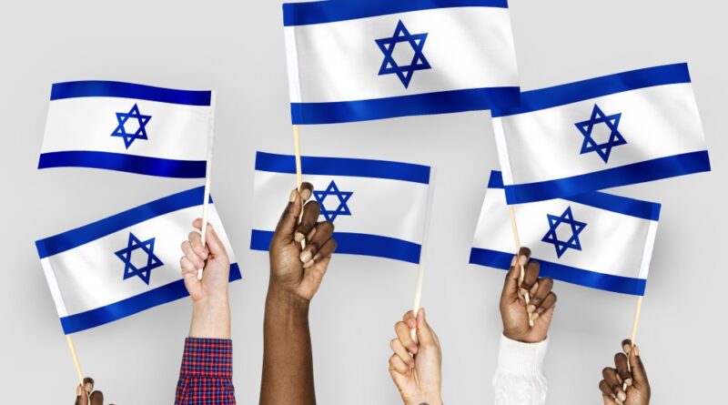 Israel flags