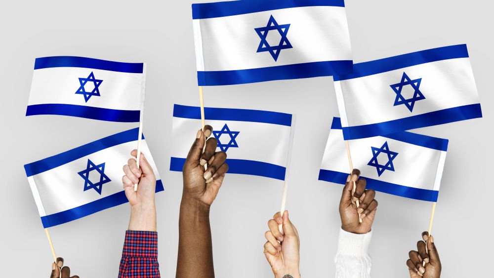 Israel flags