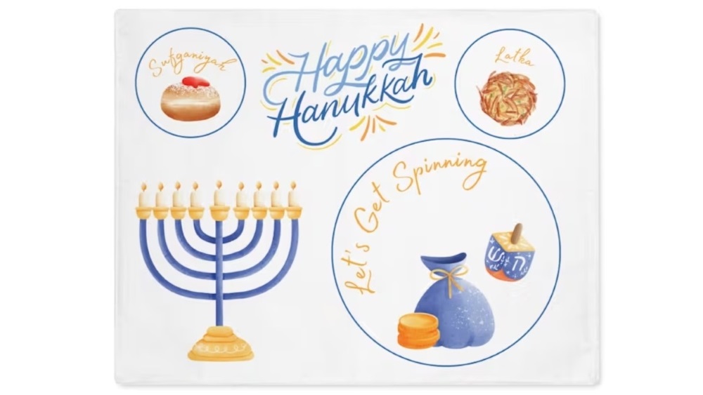 Chanukah placemat by DaniDesignsIsrael