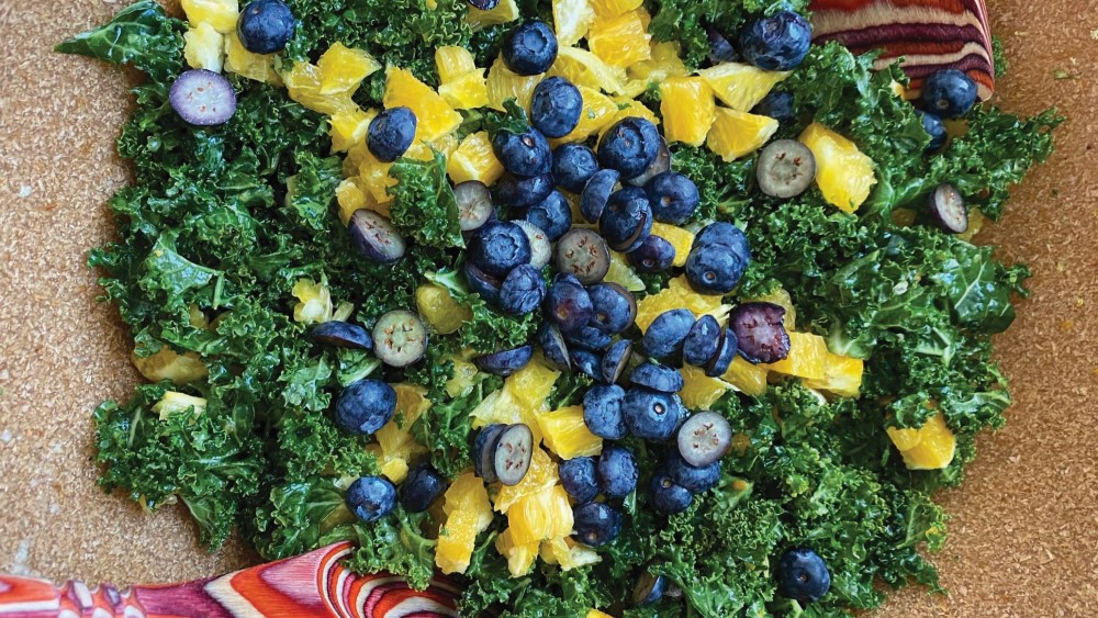 citrus kale salad