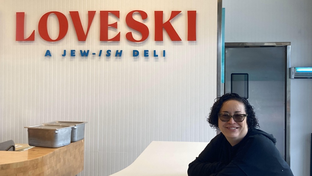 Amanda Krotki at Loveski delicatessen in Napa