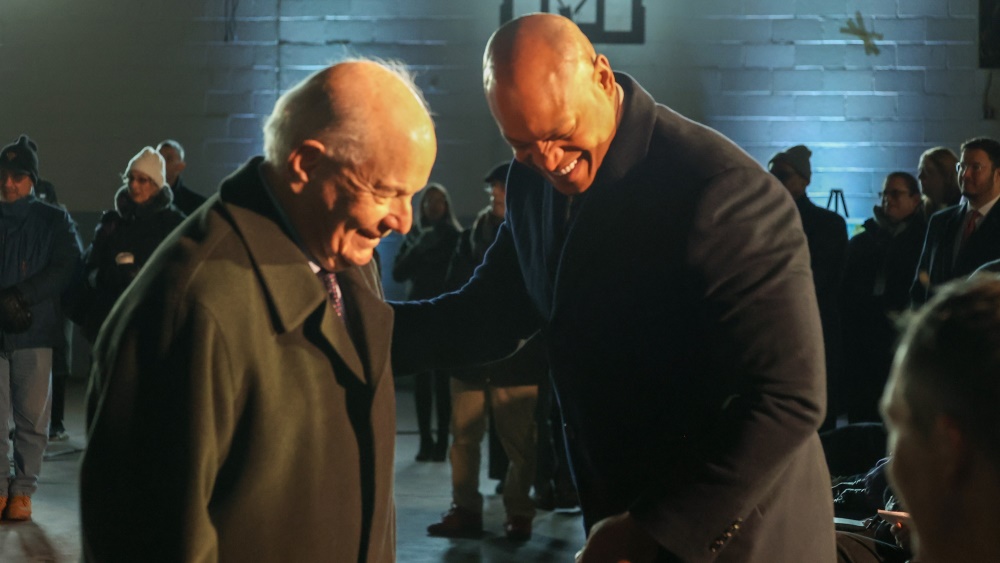 Sen. Ben Cardin and Gov. Wes Moore