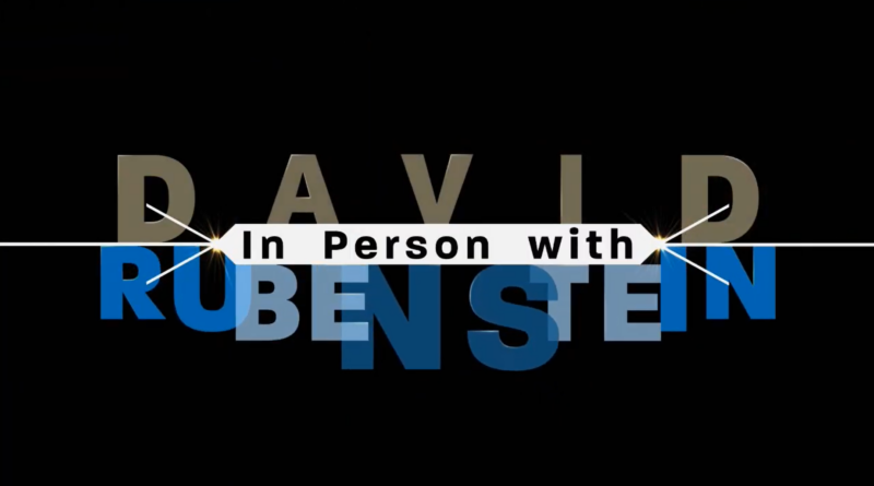 In Person with David Rubenstein title card
