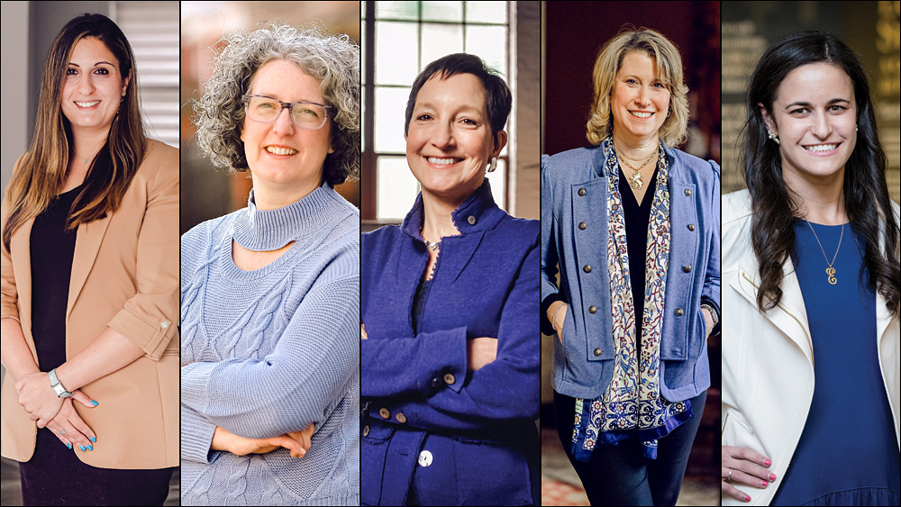 Del. Dalya Attar, Ashley Klapper Pressman, Anita Kassof, Leslie Pomerantz, Erika Rief Hornstein