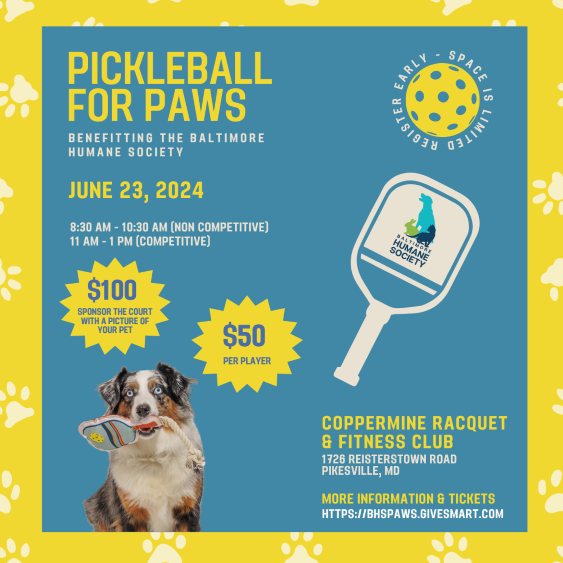 Pickleball for Paws