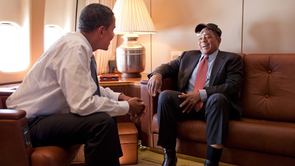 President Barack Obama, Willie Mays