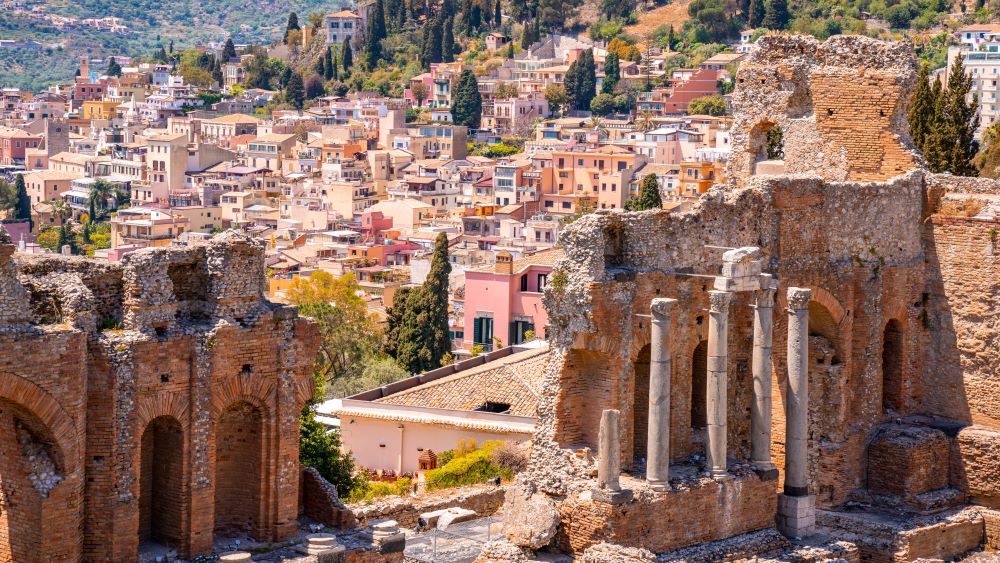 ancient Greek theater of Taormina