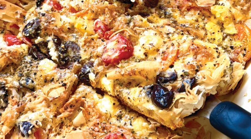 Phyllo Dough Egg Bake