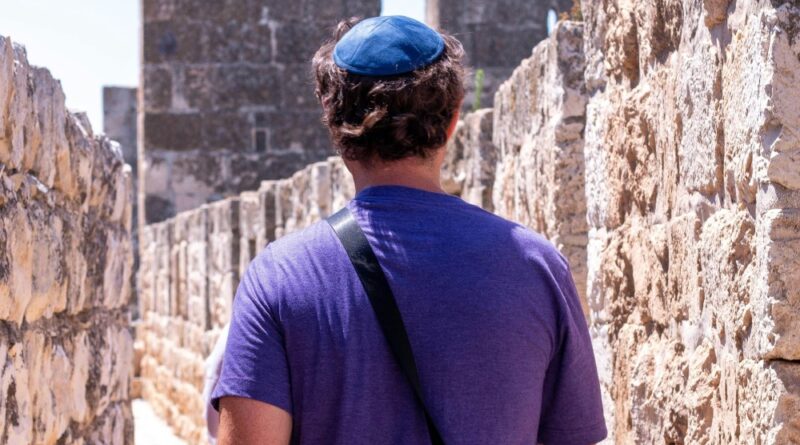 man with yarmulke