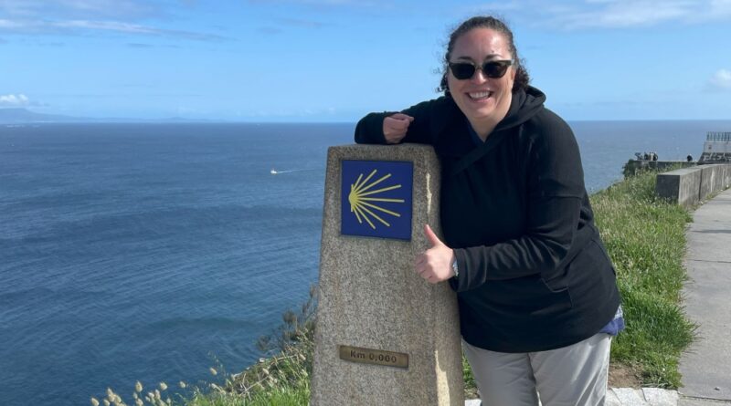 Amanda Krotki at Cape Finisterre