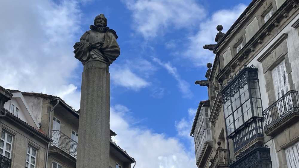 A monument to Miguel de Cervantes