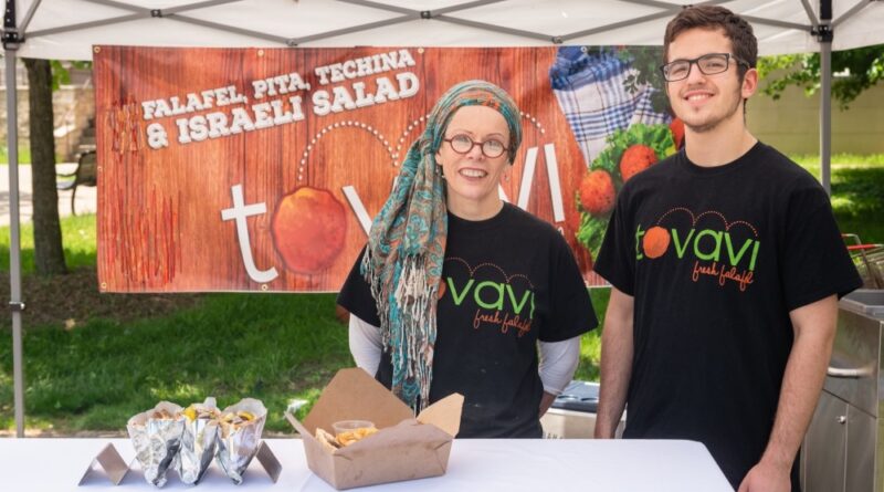 Tova Weissler Chansky with son Avi