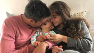 Myra Sack and Matthew Goldstein with their late daughter, Havi