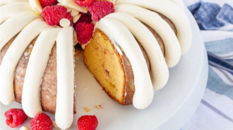 White Chocolate Raspberry Cake