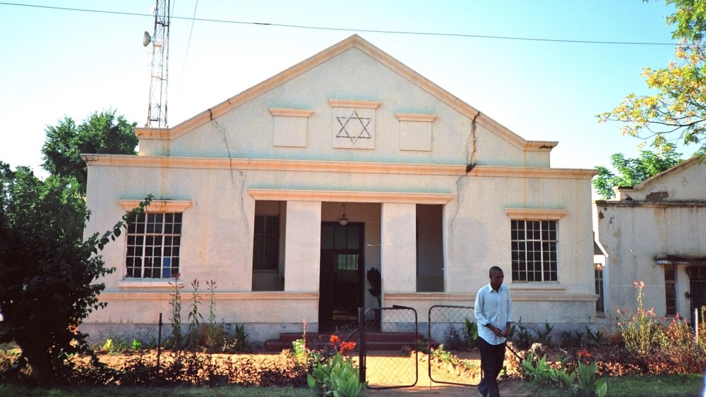 Built in 1928, the former Livingstone Hebrew Congregation in Zambia is used today as a church
