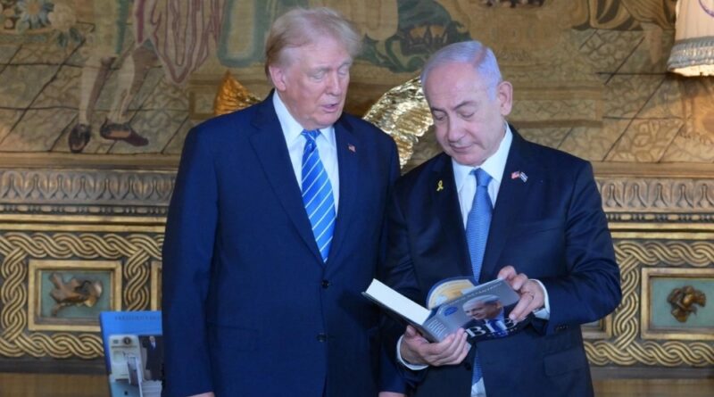 Donald Trump and Benjamin Netanyahu