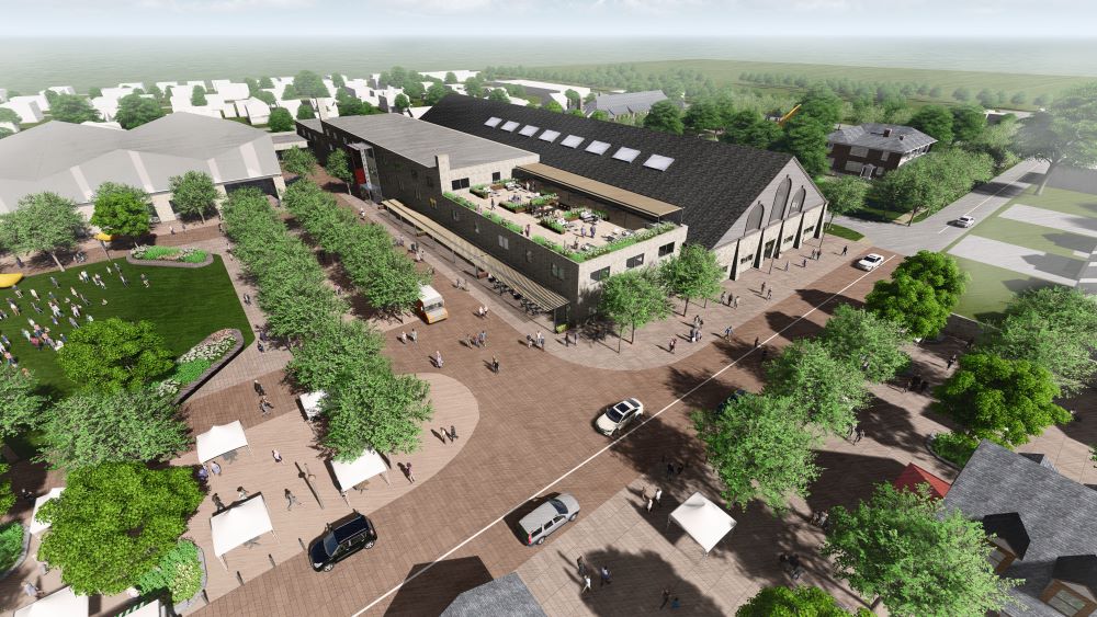 Pikesville Armory rendering