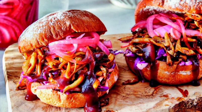 Mushroom BBQ Sandwich